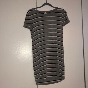 -GARAGE STRIPED T SHIRT DRESS